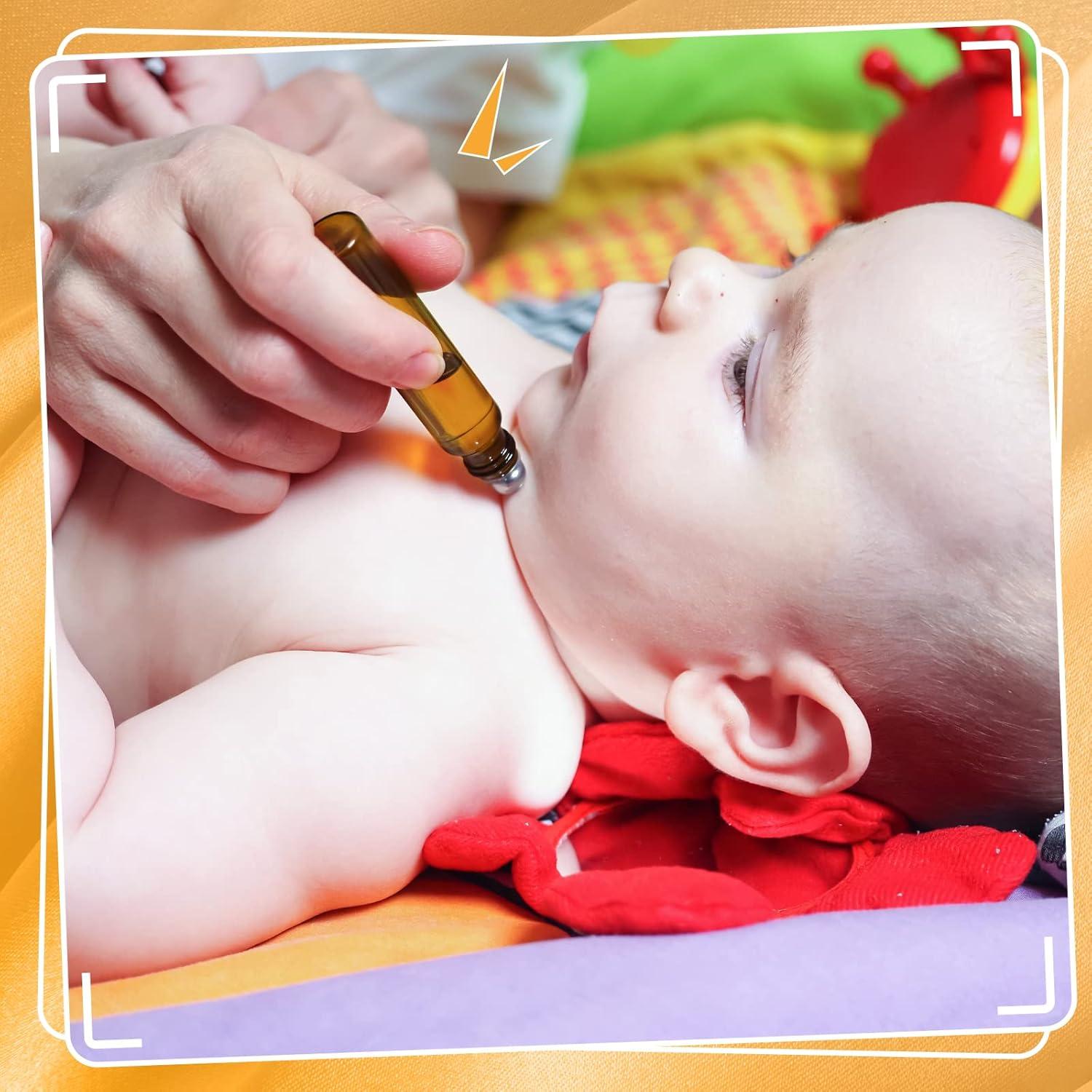 Sumind 150 Botellas Roller 10ml Vidrio Ámbar A Prueba de Fugas