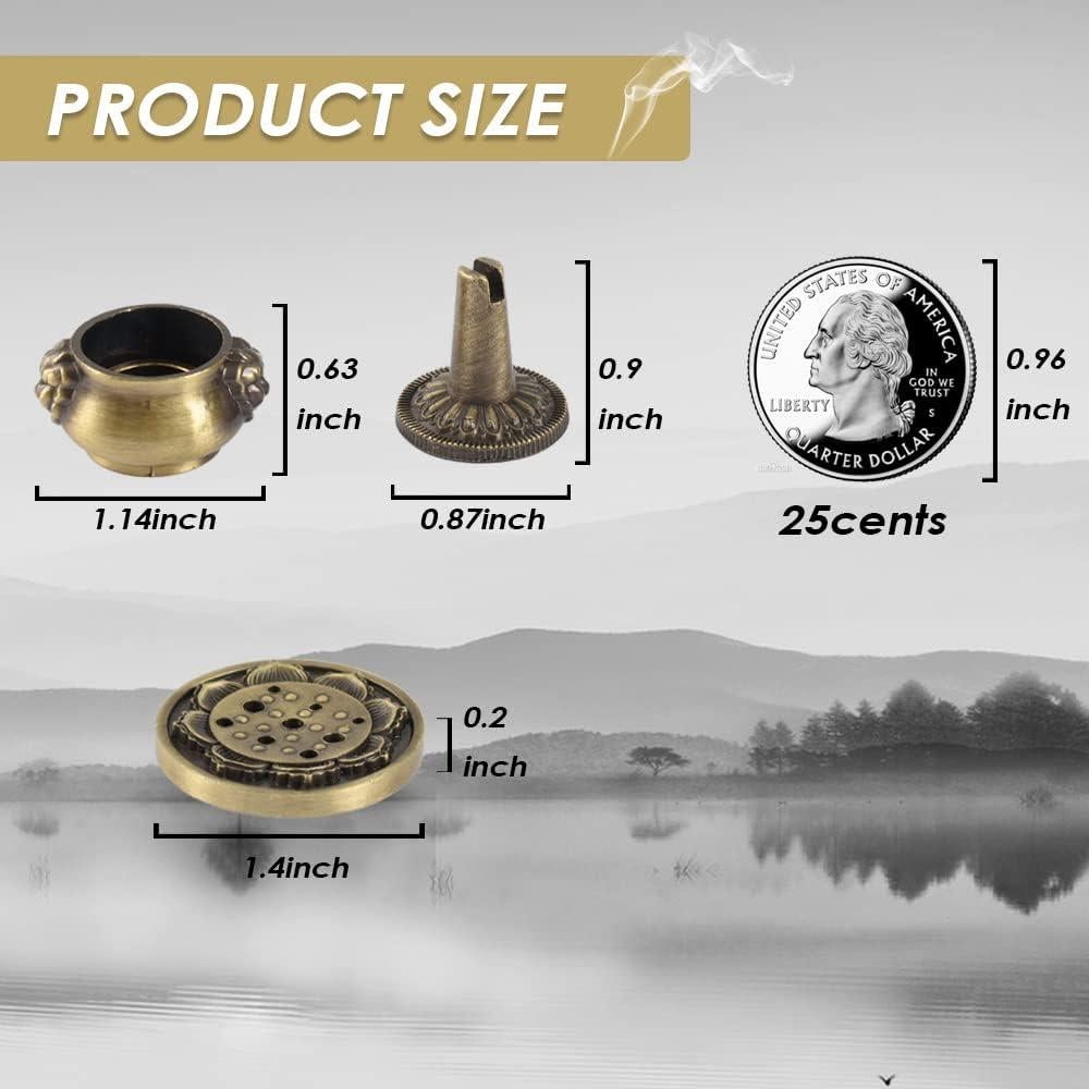 Quemador de Incienso de Bronce HOKPA - 3 Estilos para Varitas