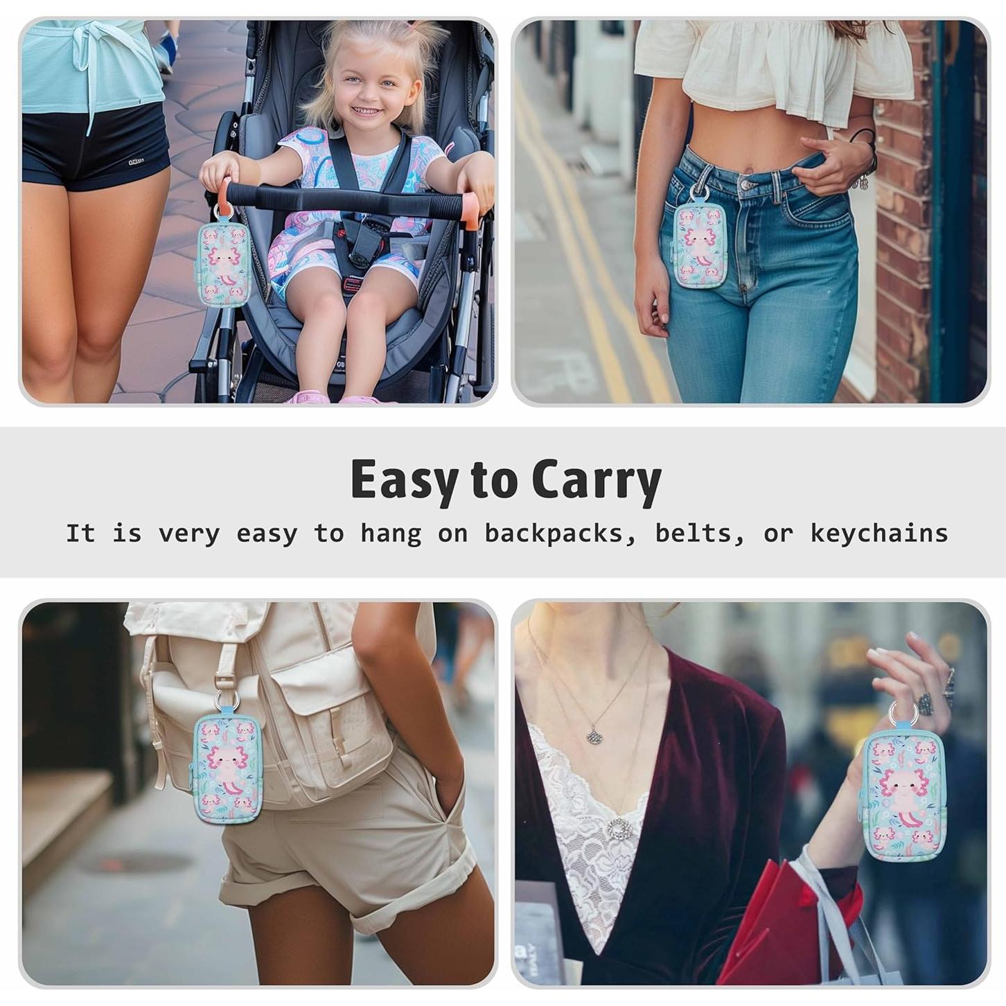 Estuche Organizador Axolotls para Desinfectante 30 ml