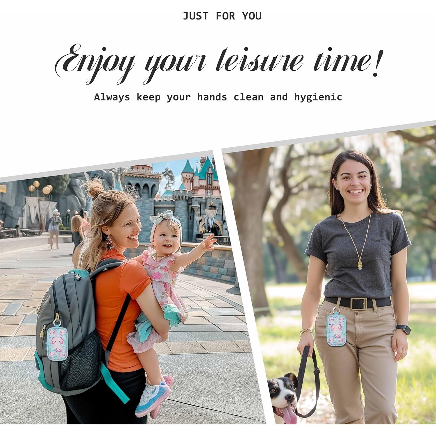 Estuche Organizador Axolotls para Desinfectante 30 ml