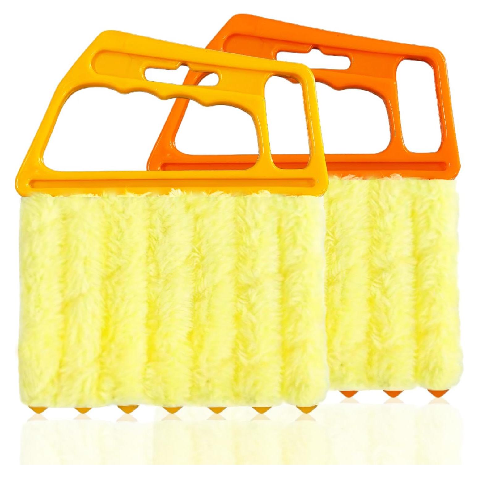 Cepillo de Limpieza de Persianas AOCEAN 2 Pcs 7 Dedos