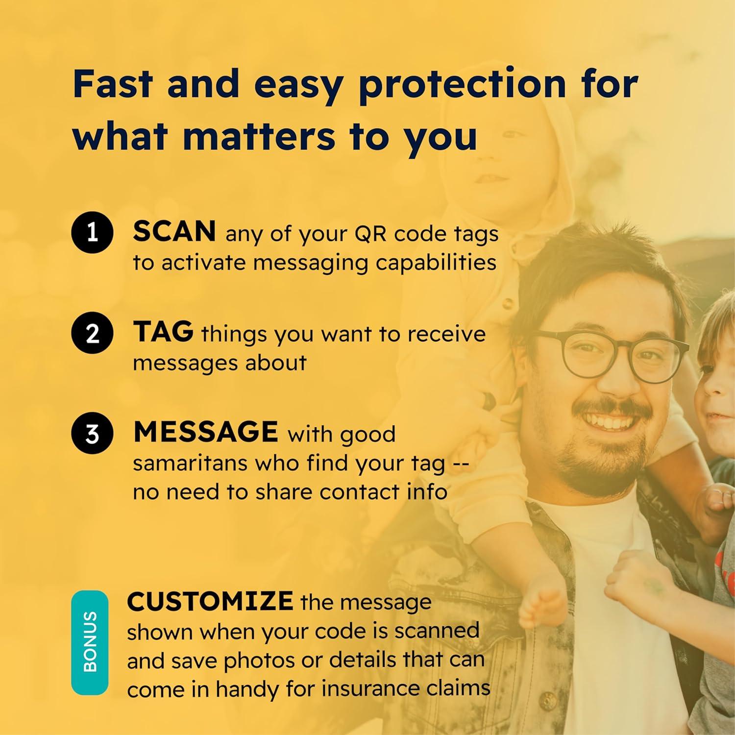 Etiquetas QR Personalizables SeQR - Paquete de 6 Unidades