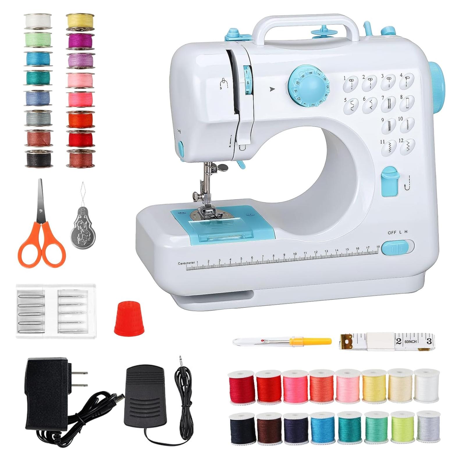 Mini Máquina de Coser Eléctrica Ninonly 2.35 kg Doble Velocidad