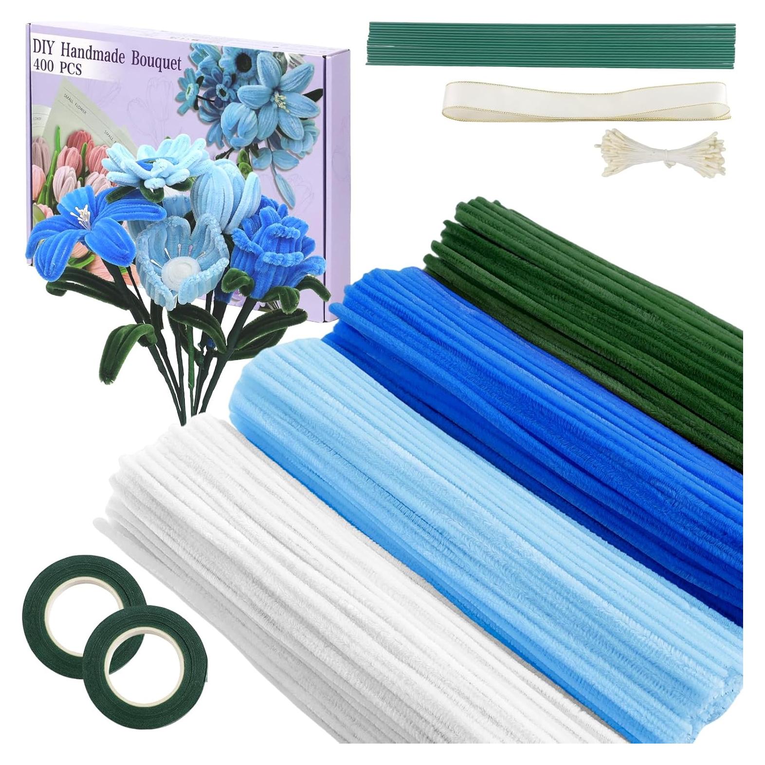 400 Limpiadores de Tubos Manualidades Suzurana - 4 Colores