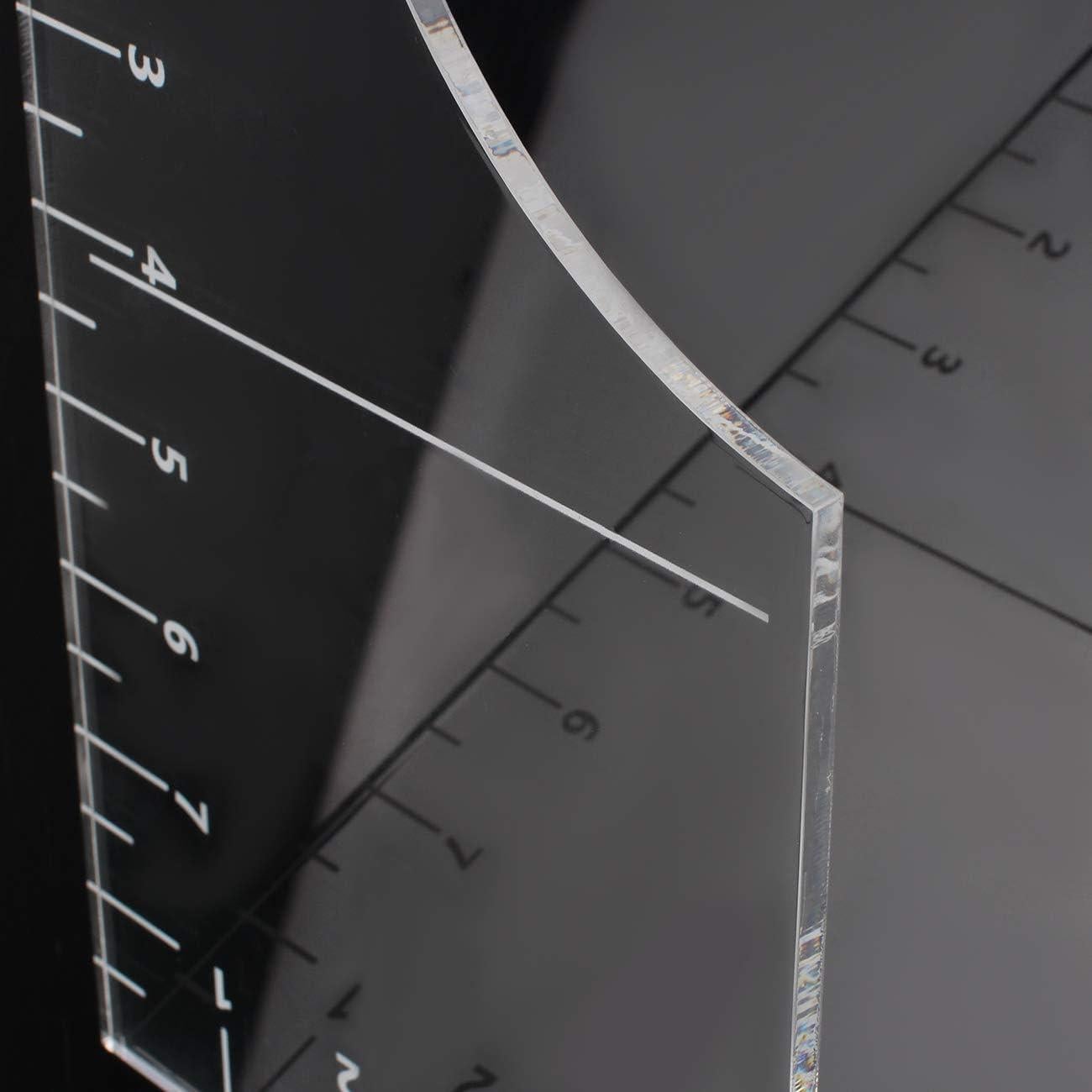 Guía de Regla para Camisetas PLYXQ - Alineación Precisa 45.72x12.7cm