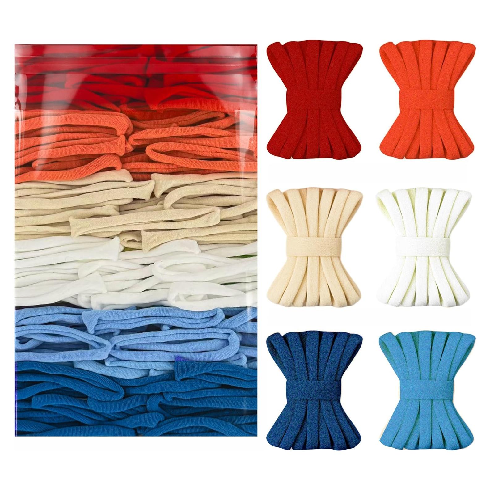 Bucles de Recarga daheypong 600 Piezas 6 Colores Bandera
