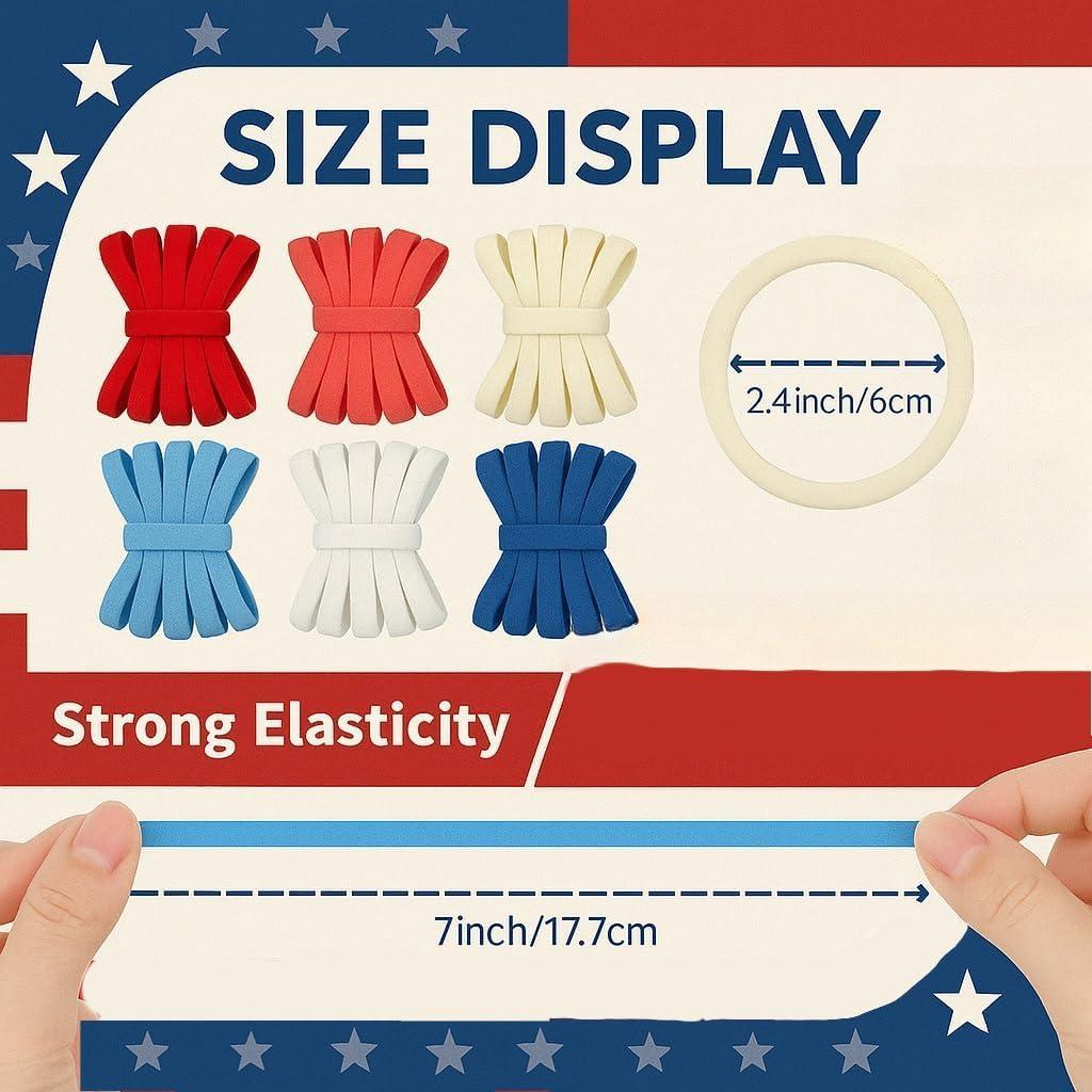 Bucles de Recarga daheypong 600 Piezas 6 Colores Bandera