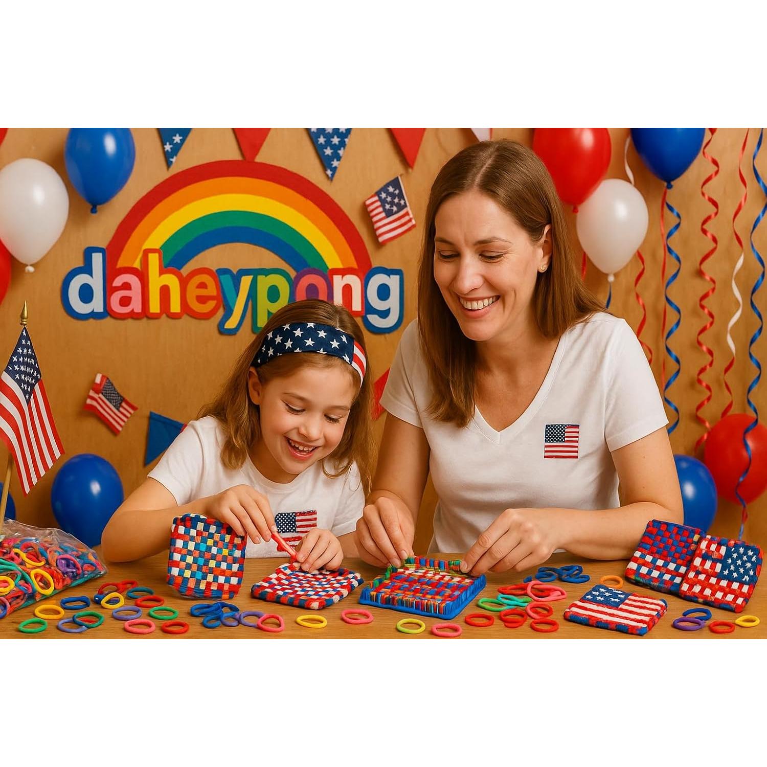 Bucles de Recarga daheypong 600 Piezas 6 Colores Bandera