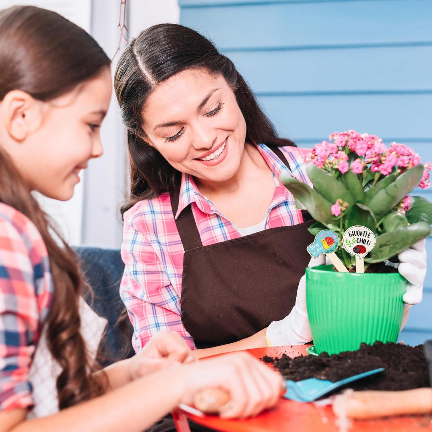 20 Etiquetas de Madera para Plantas WATINC - Jardinería