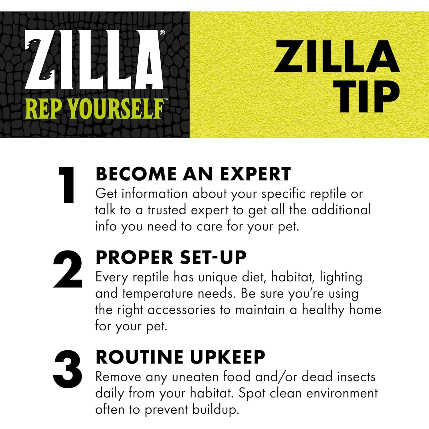 Terrario Zilla Micro Habitat Pequeño para Reptiles y Anfibios