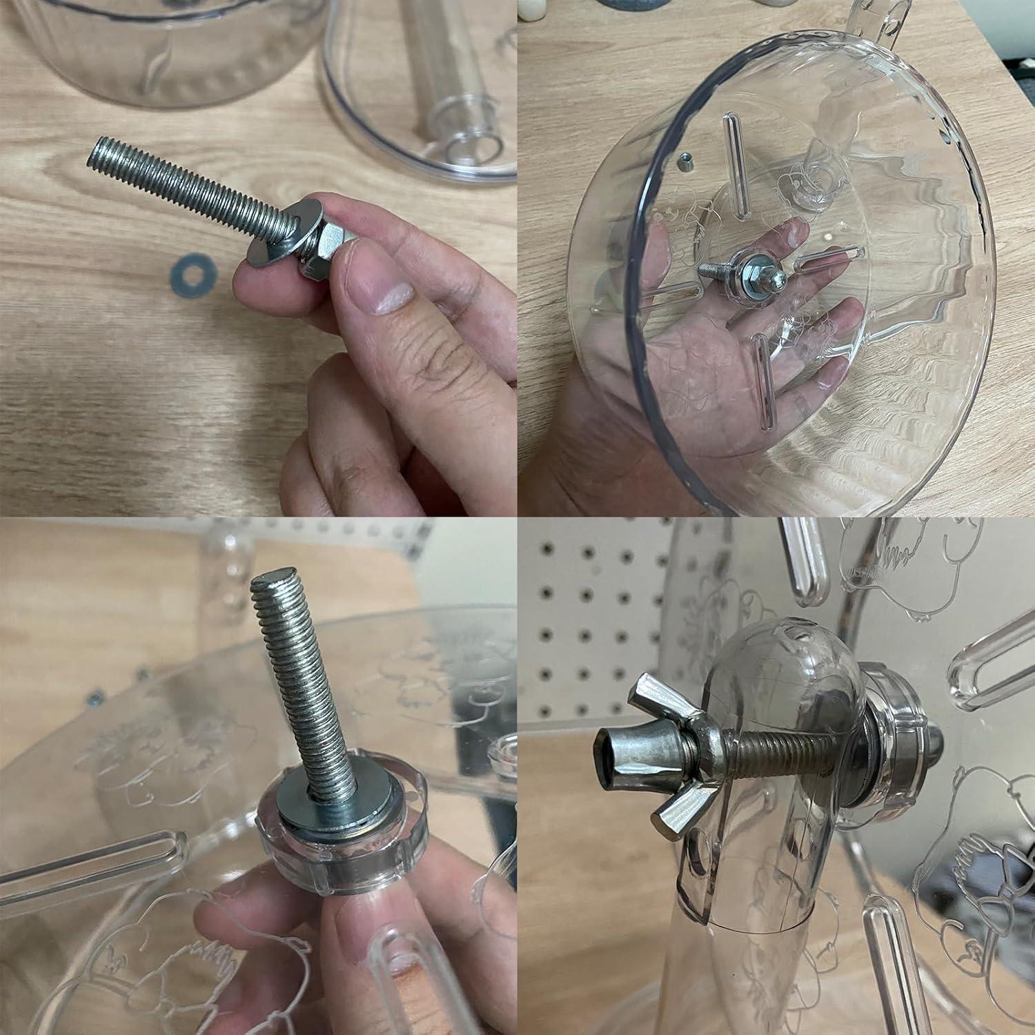 Rueda de Hámster Silenciosa Fanlahmtasy 18 cm Antideslizante