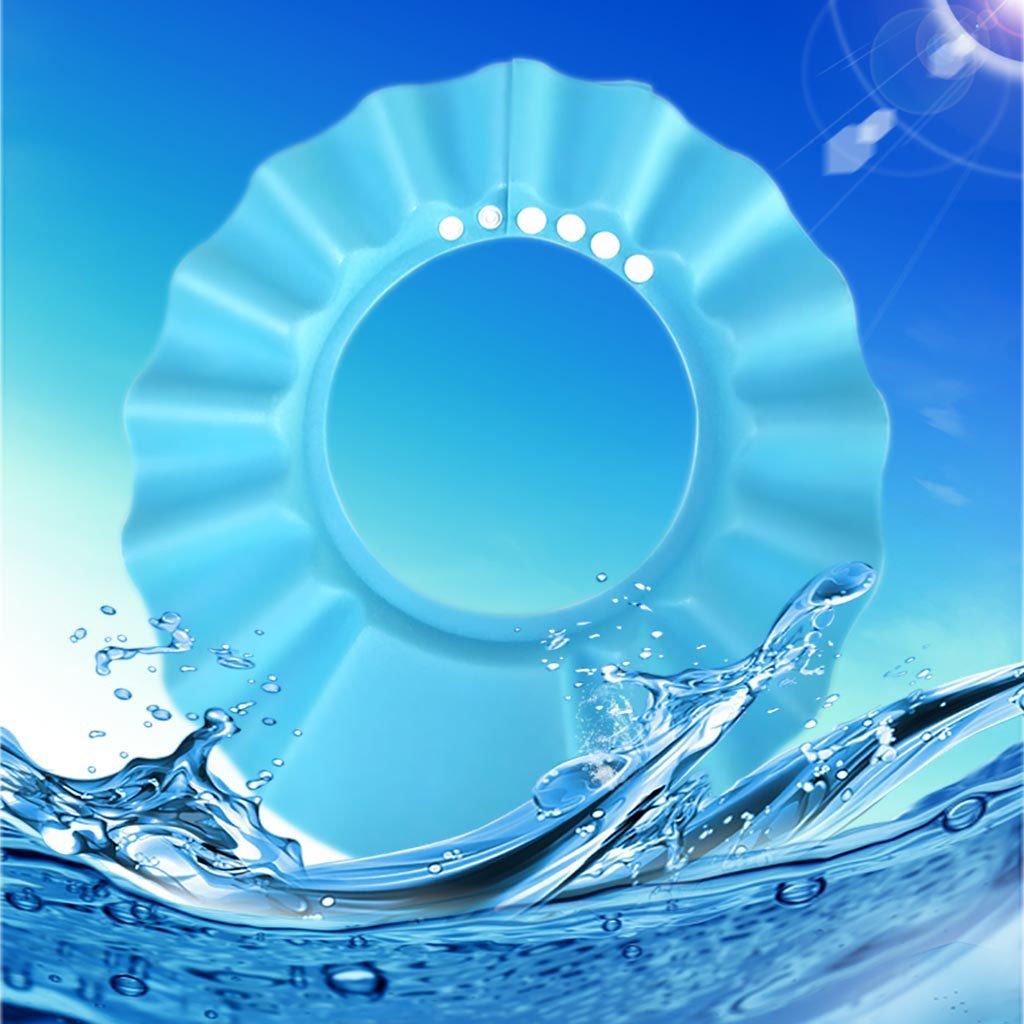 Gorro de Baño Ajustable para Bebés y Niños - EVA Azul