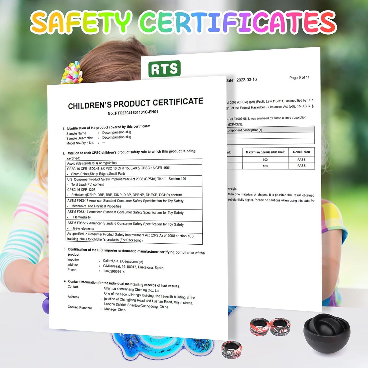 Cevioce 5 Juguetes Antiestrés para Niños y Adultos