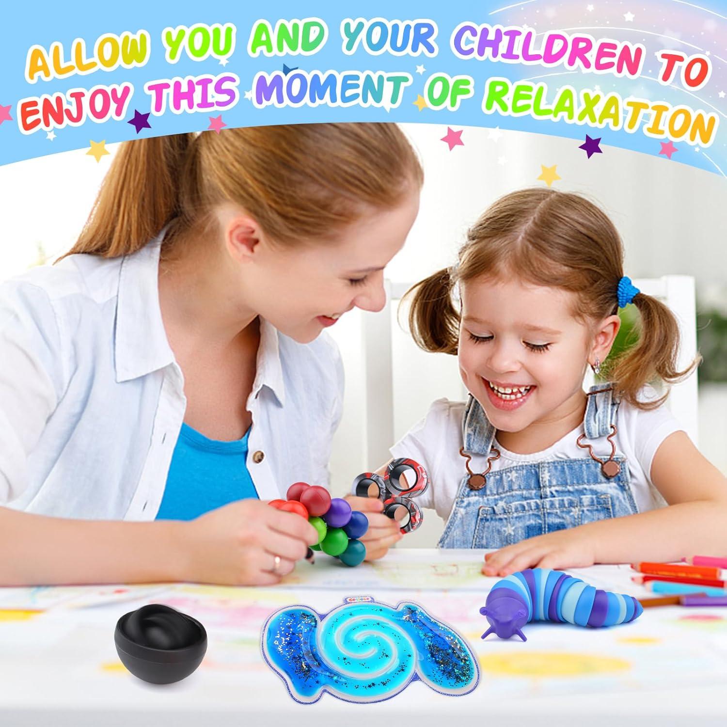 Cevioce 5 Juguetes Antiestrés para Niños y Adultos