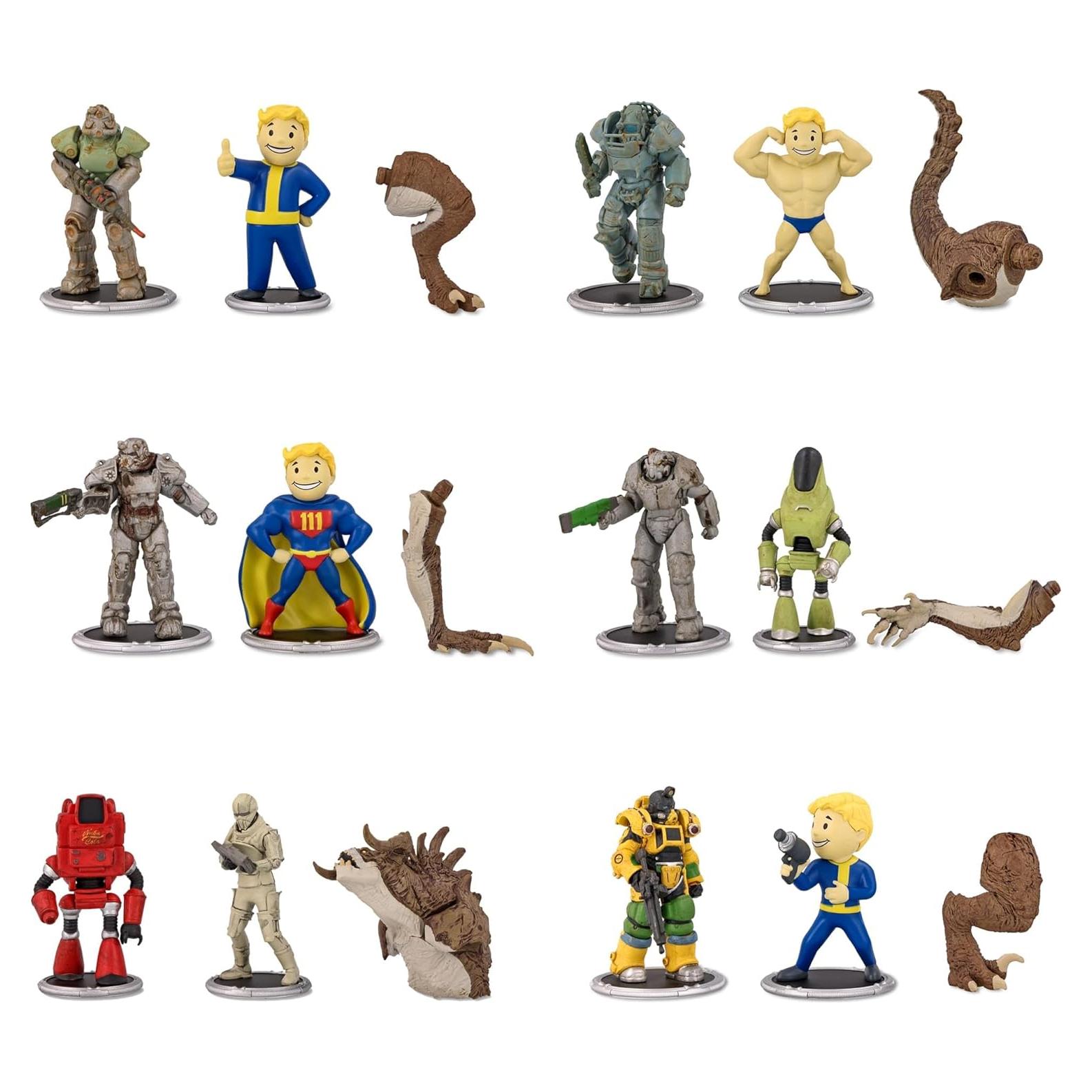 Colección de Mini Figuras Fallout Toynk - 12 Piezas 7.62 cm