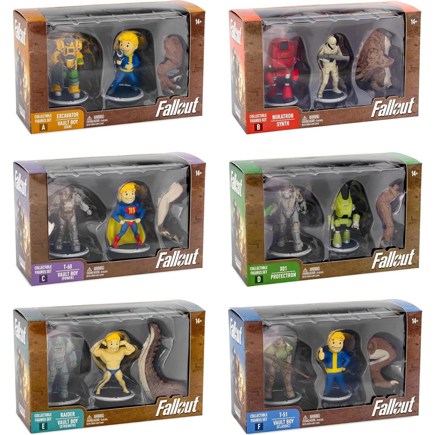 Colección de Mini Figuras Fallout Toynk - 12 Piezas 7.62 cm