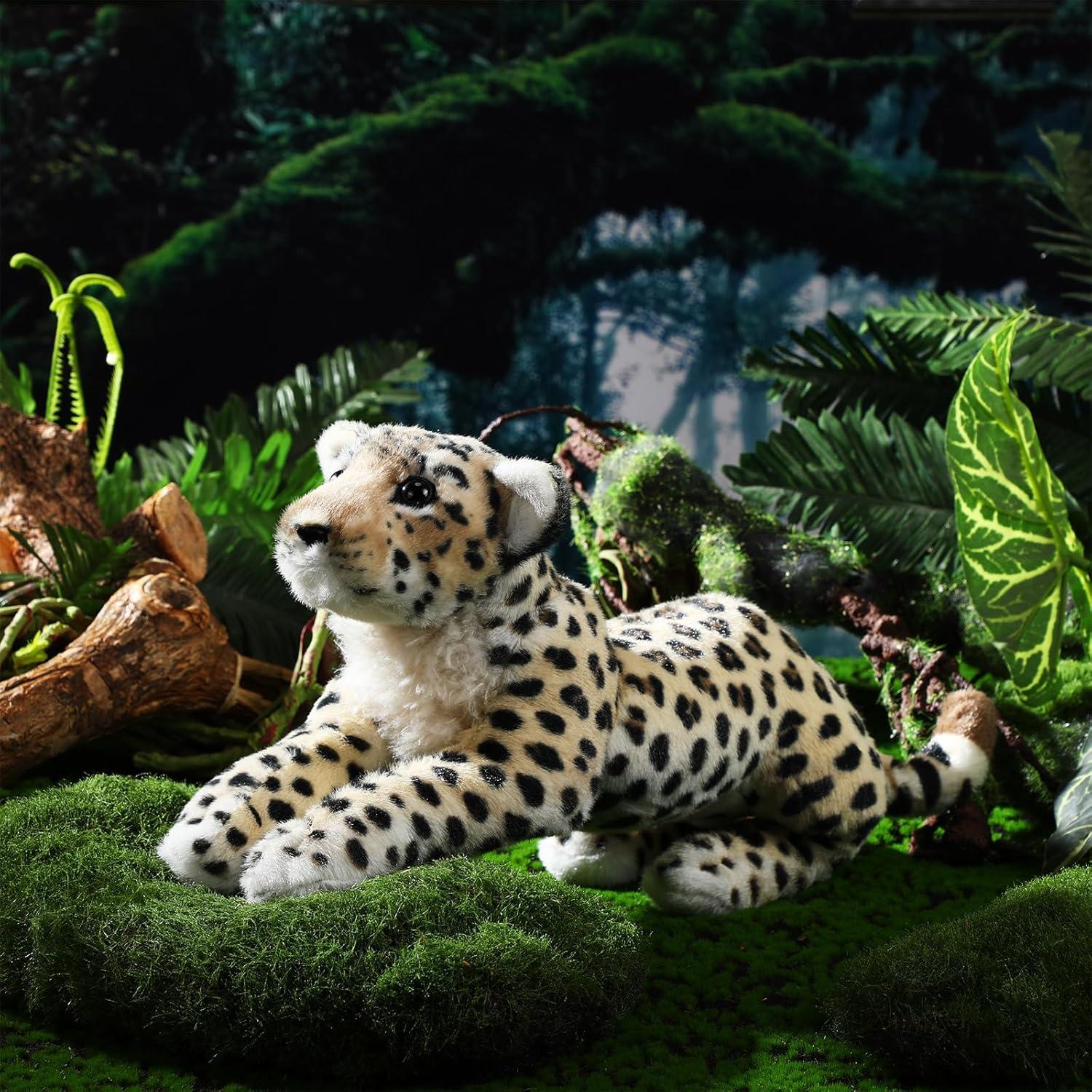 Peluche Leopardo RoundFunny 38 cm Juguete Infantil Regalo