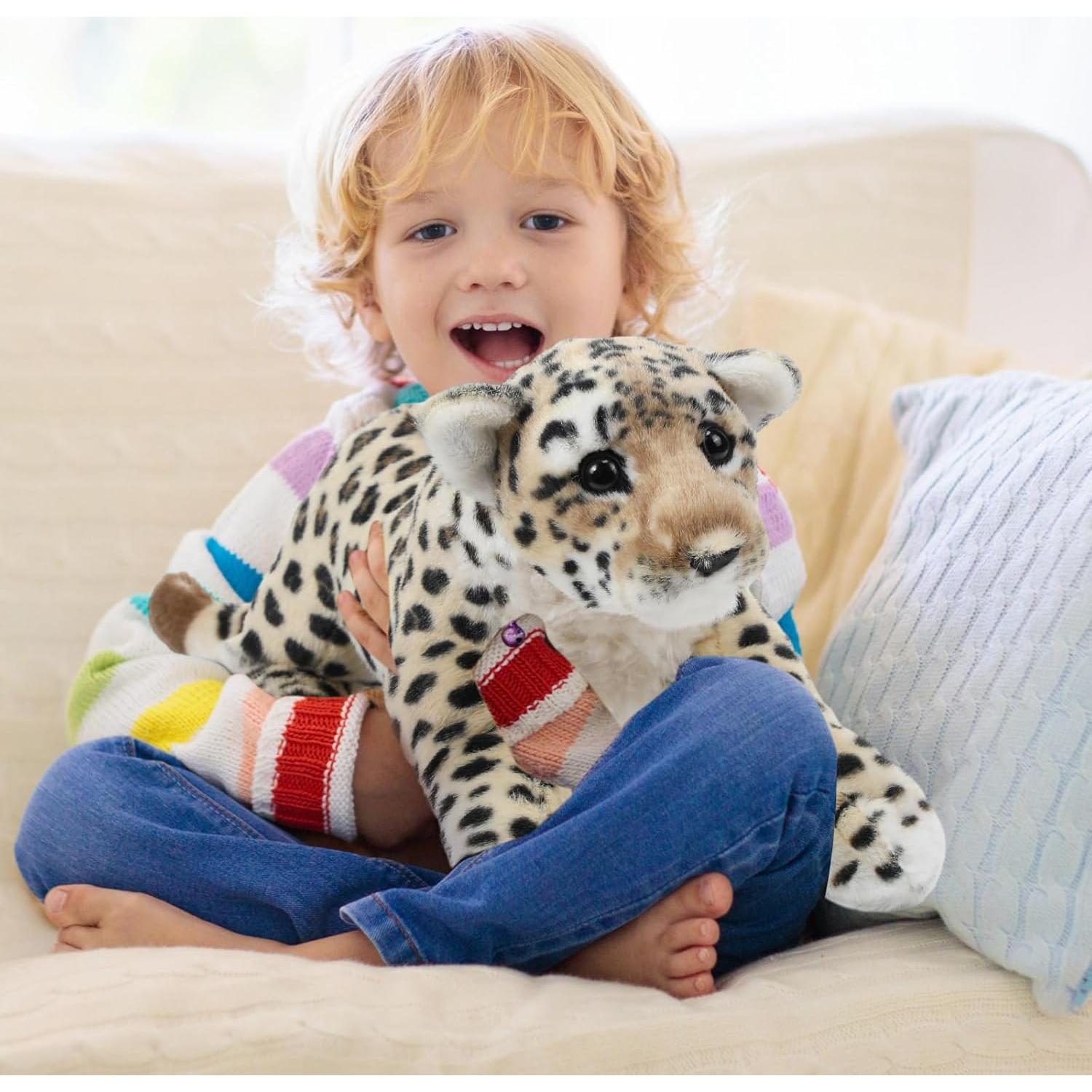 Peluche Leopardo RoundFunny 38 cm Juguete Infantil Regalo
