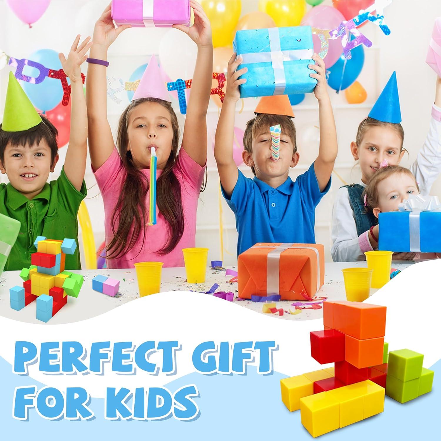 Bloques Magnéticos Bestdin 90PCS para Niños 3+ Años