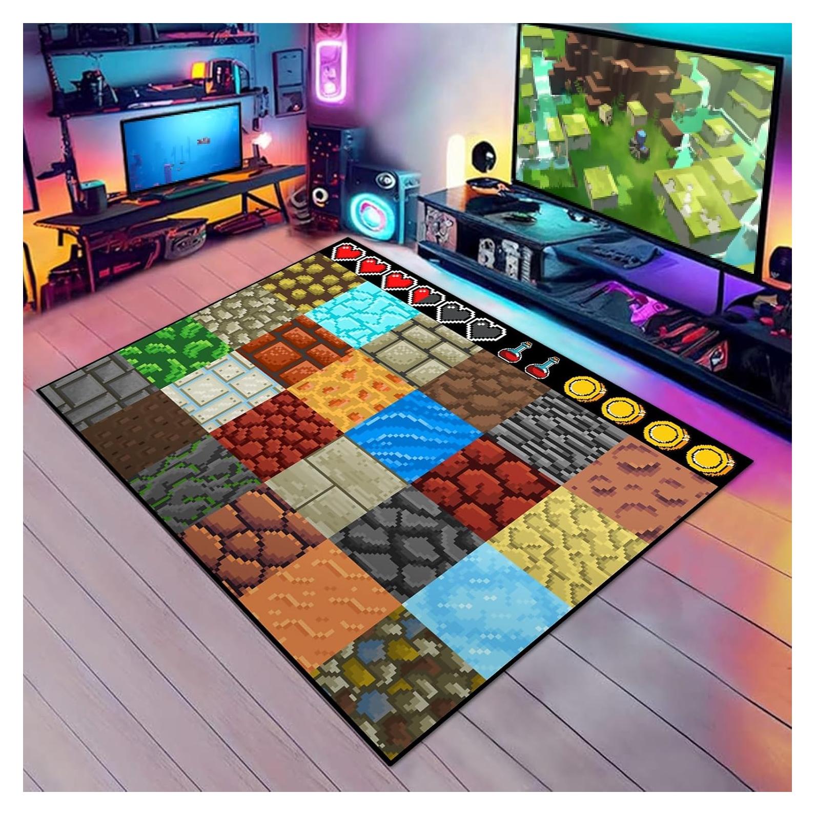 Alfombra de Juego Antideslizante Choosmile 1.40x1.78m Pixel