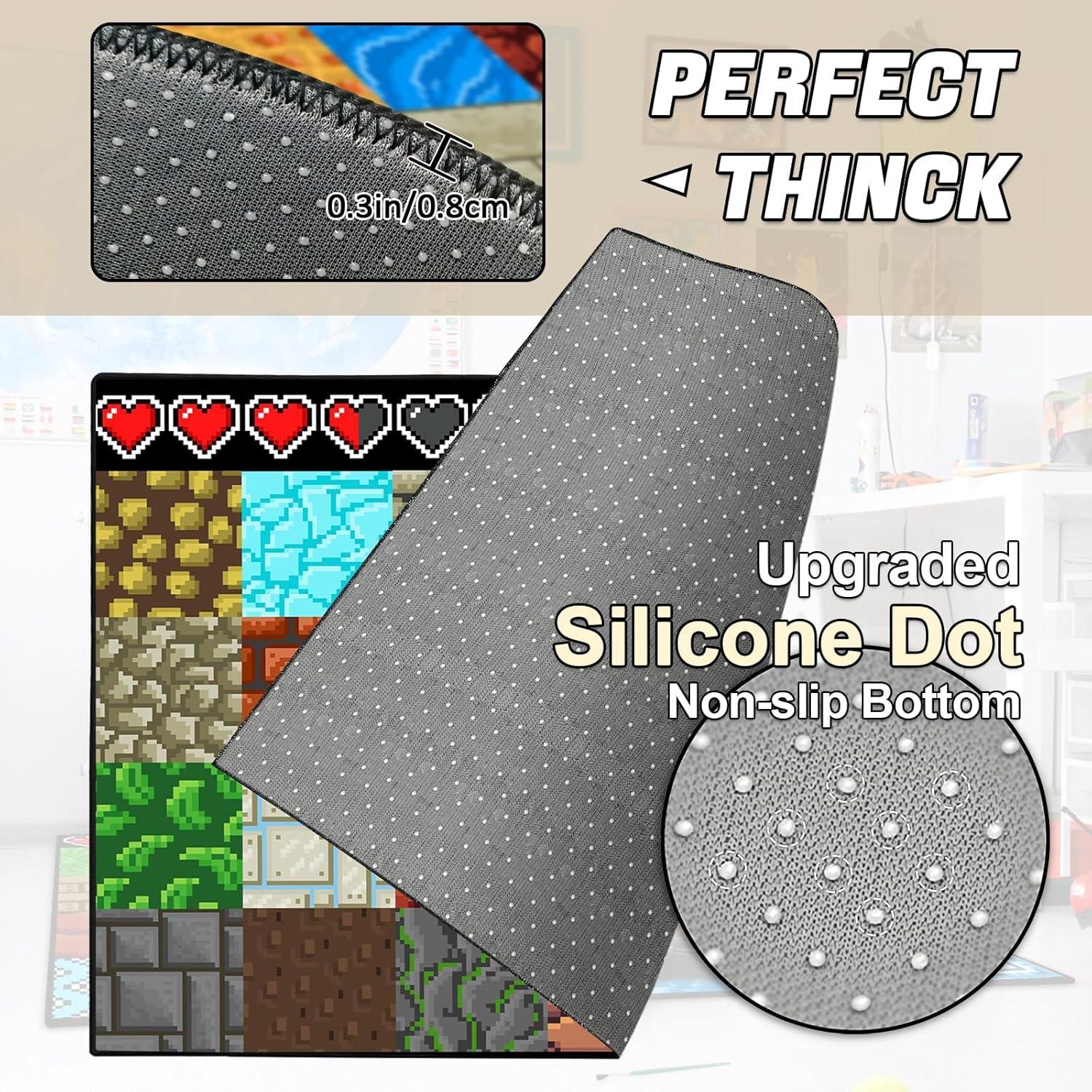 Alfombra de Juego Antideslizante Choosmile 1.40x1.78m Pixel