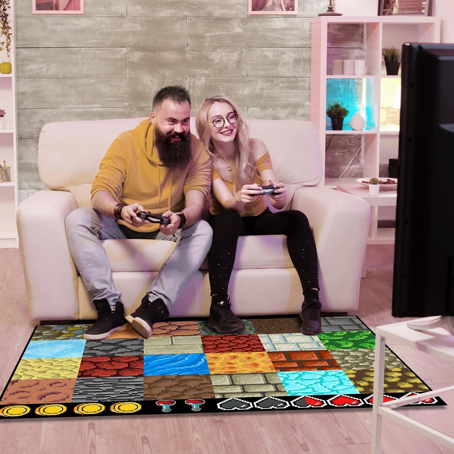 Alfombra de Juego Antideslizante Choosmile 1.40x1.78m Pixel