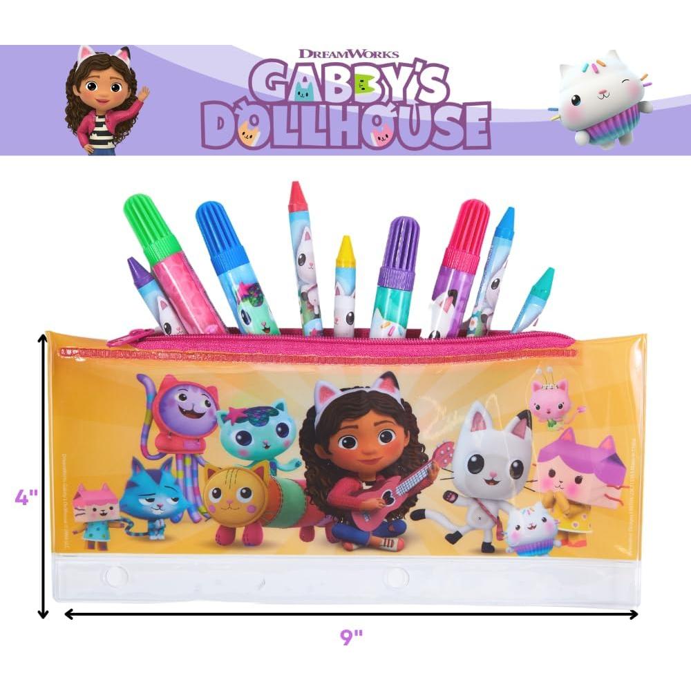 Set de Arte Gabbys Dollhouse 30 Pzs. con Estuche y Pegatinas