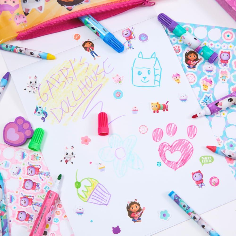 Set de Arte Gabbys Dollhouse 30 Pzs. con Estuche y Pegatinas