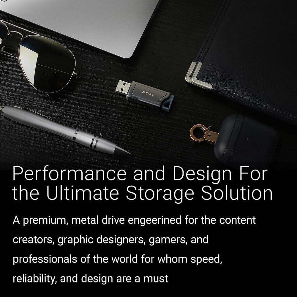 PNY Pro Elite V2 256GB USB 3.2 Gen 2 Flash Drive 600MB/s