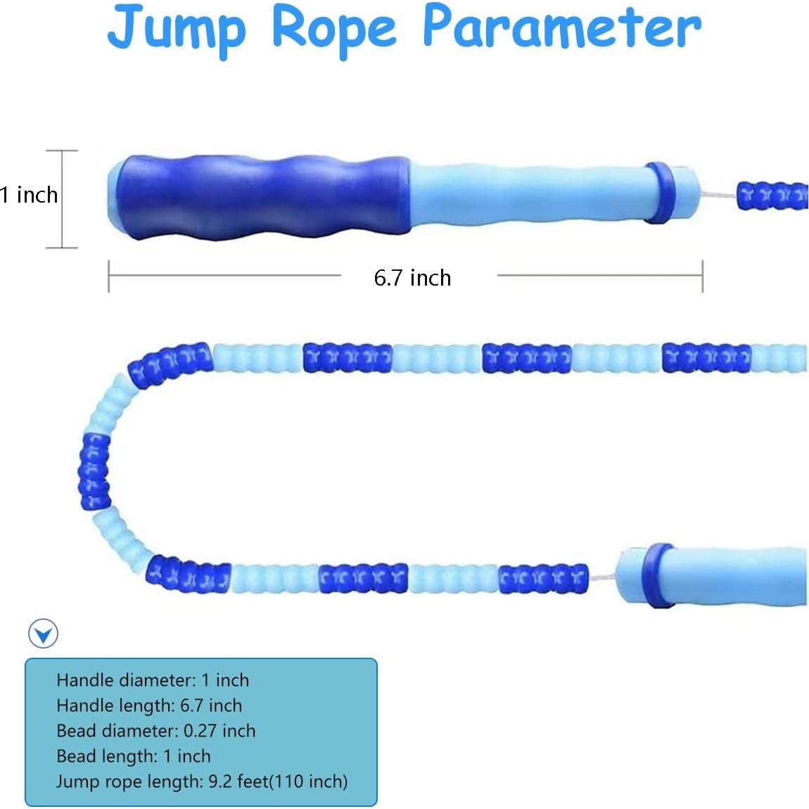 Cuerda de Saltar Ajustable TYSISKNO para Niños y Adultos 2.8m