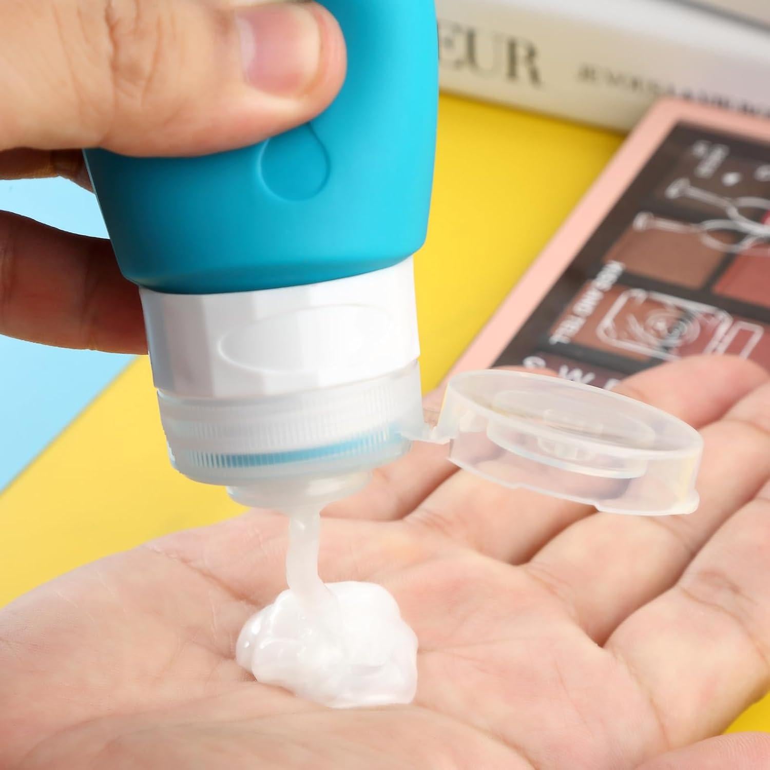 Botellas de Viaje Gemice 89ml A Prueba de Fugas 4 Piezas