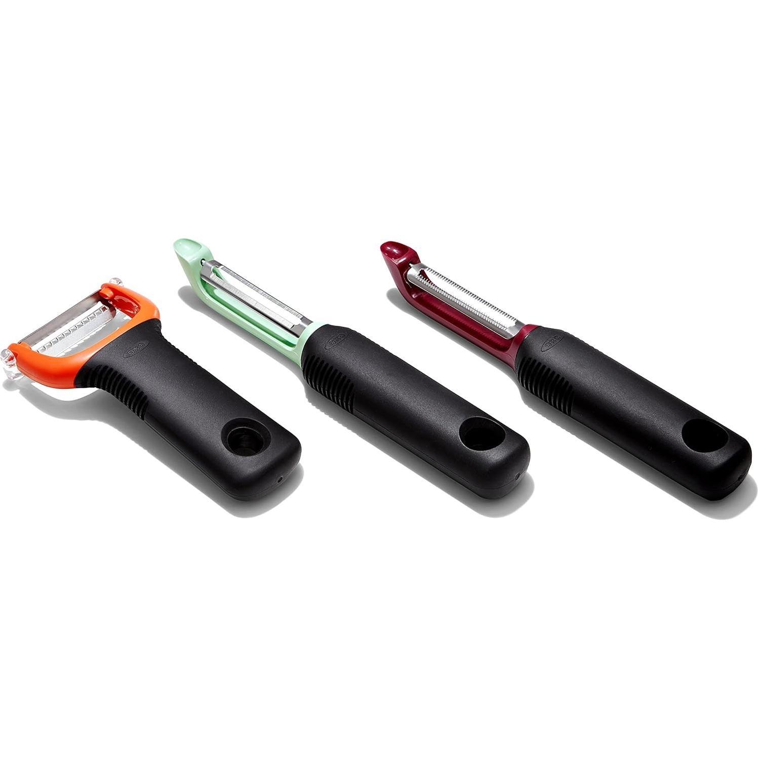 Set de Peladores OXO Good Grips 3 Piezas Acero Inoxidable