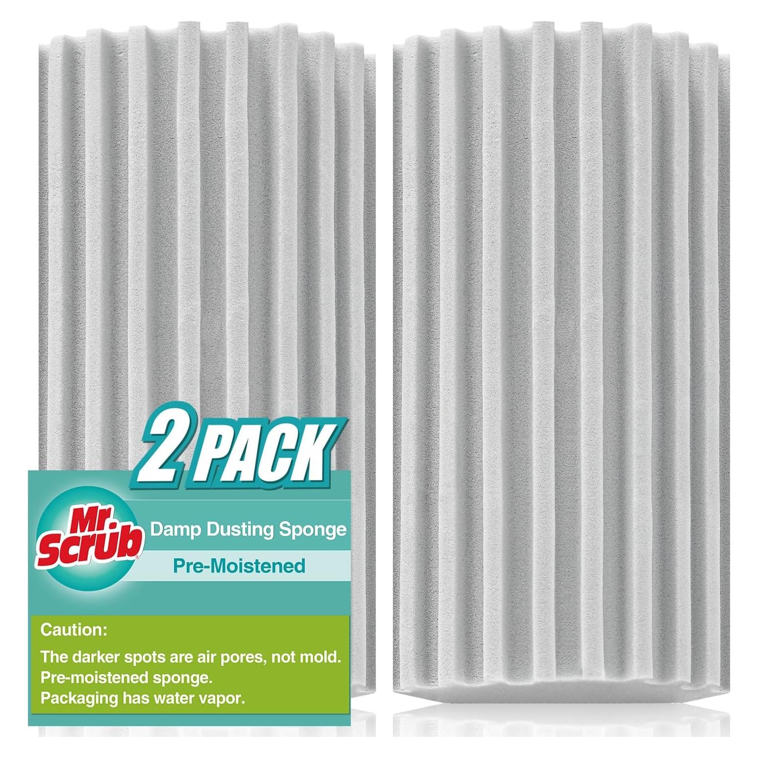 Esponjas de Limpieza Húmedas MR. SCRUB - Paquete de 2 Grises