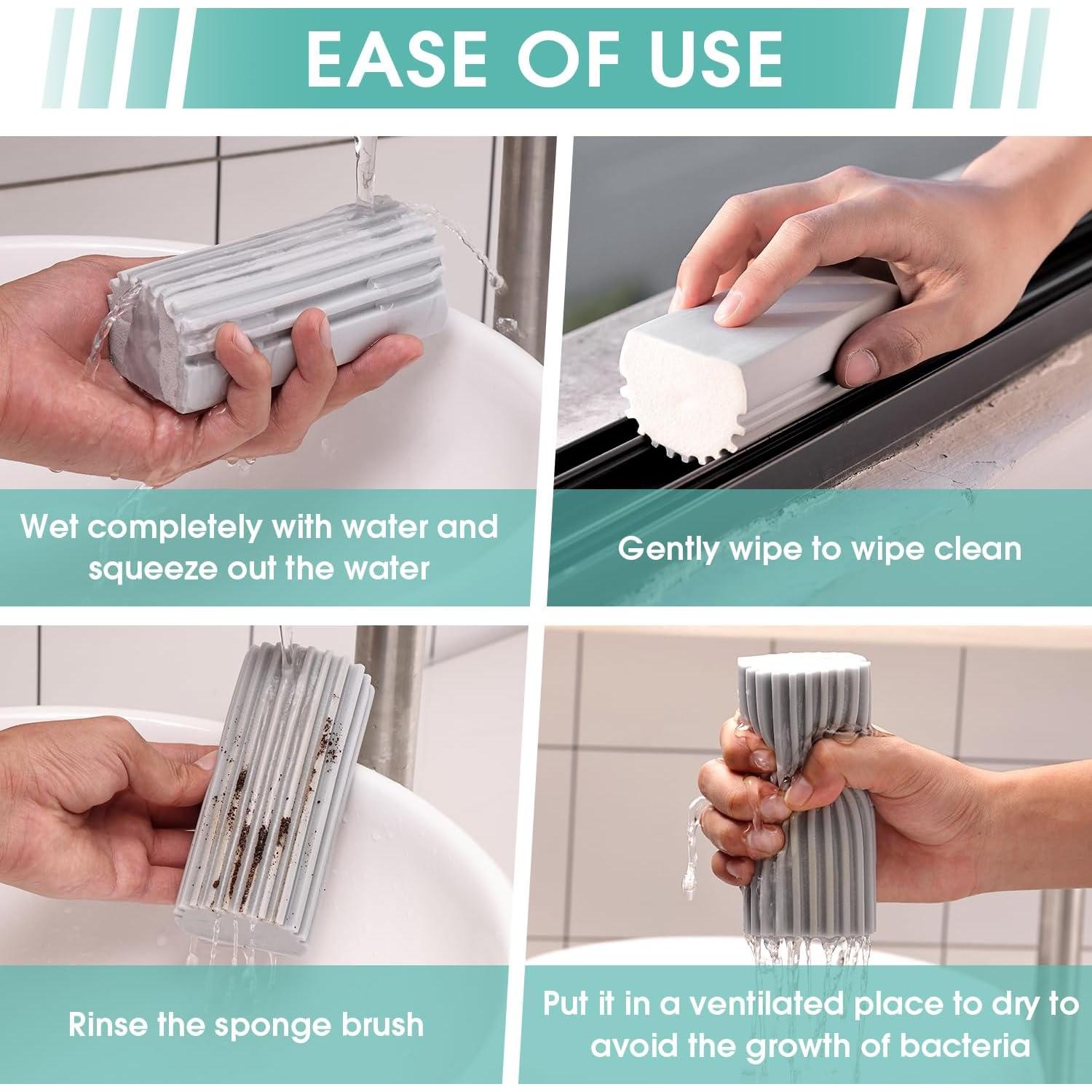 Esponjas de Limpieza Húmedas MR. SCRUB - Paquete de 2 Grises