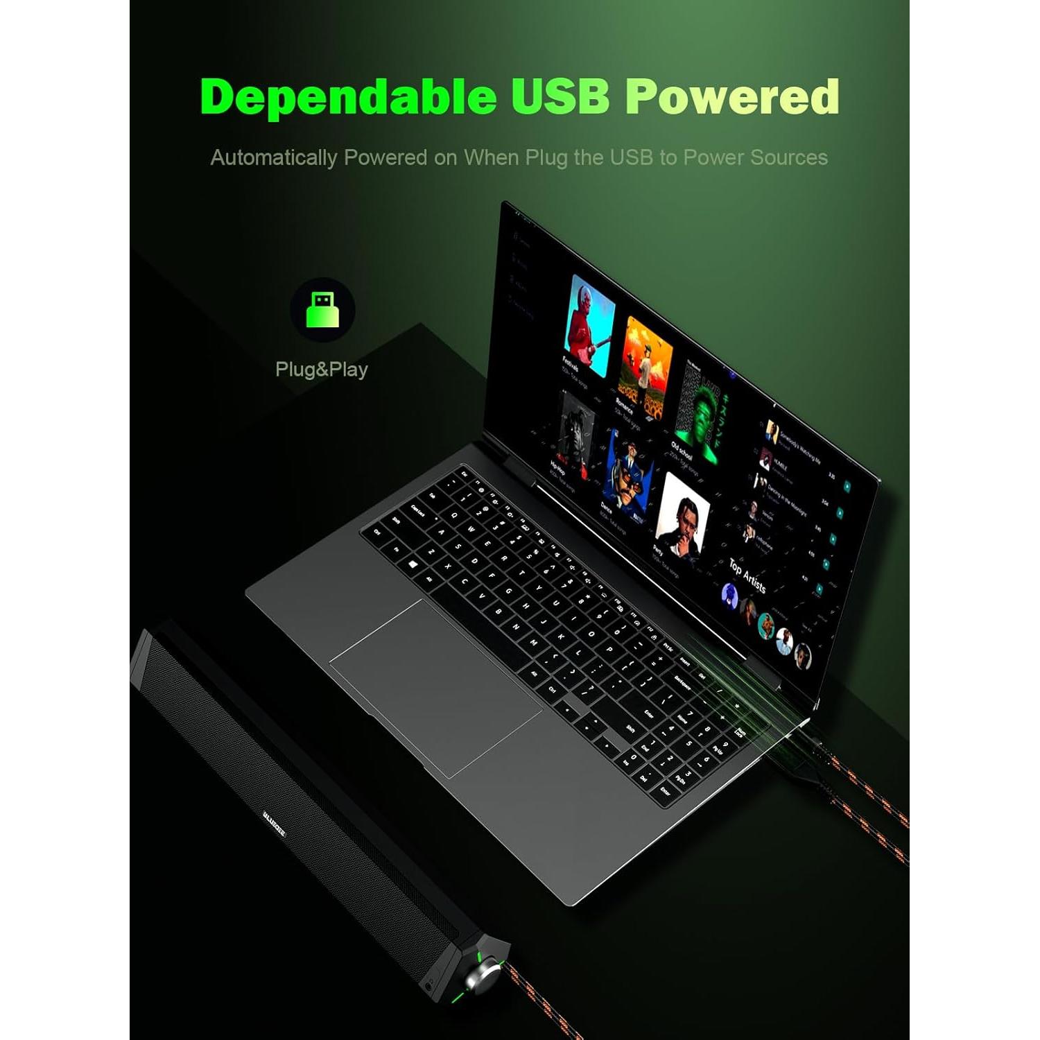 Barra de Sonido Bluedee SK010 Bluetooth HiFi USB 41.65cm