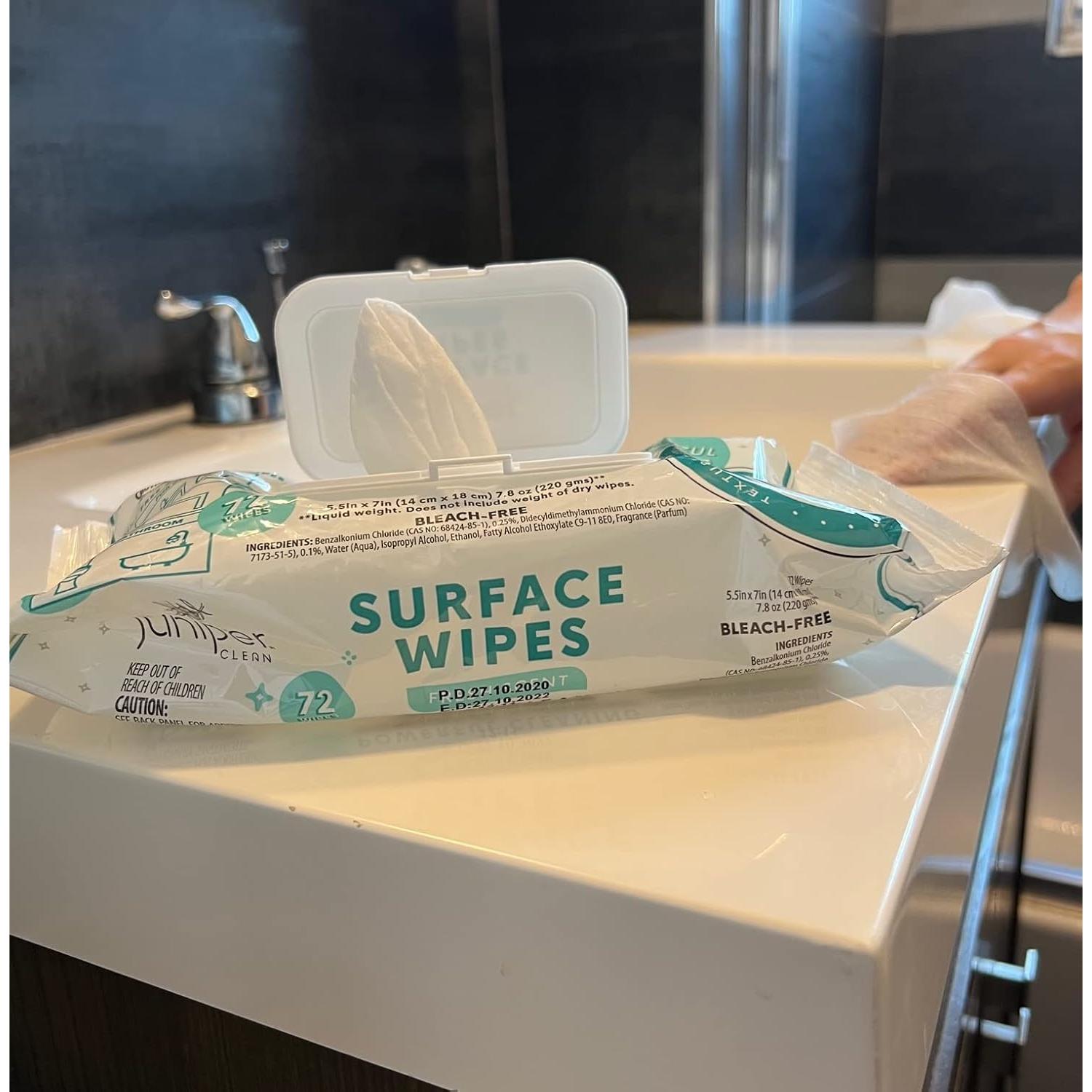 Toallitas de Limpieza Multiusos Juniper CLEAN 72 Unidades