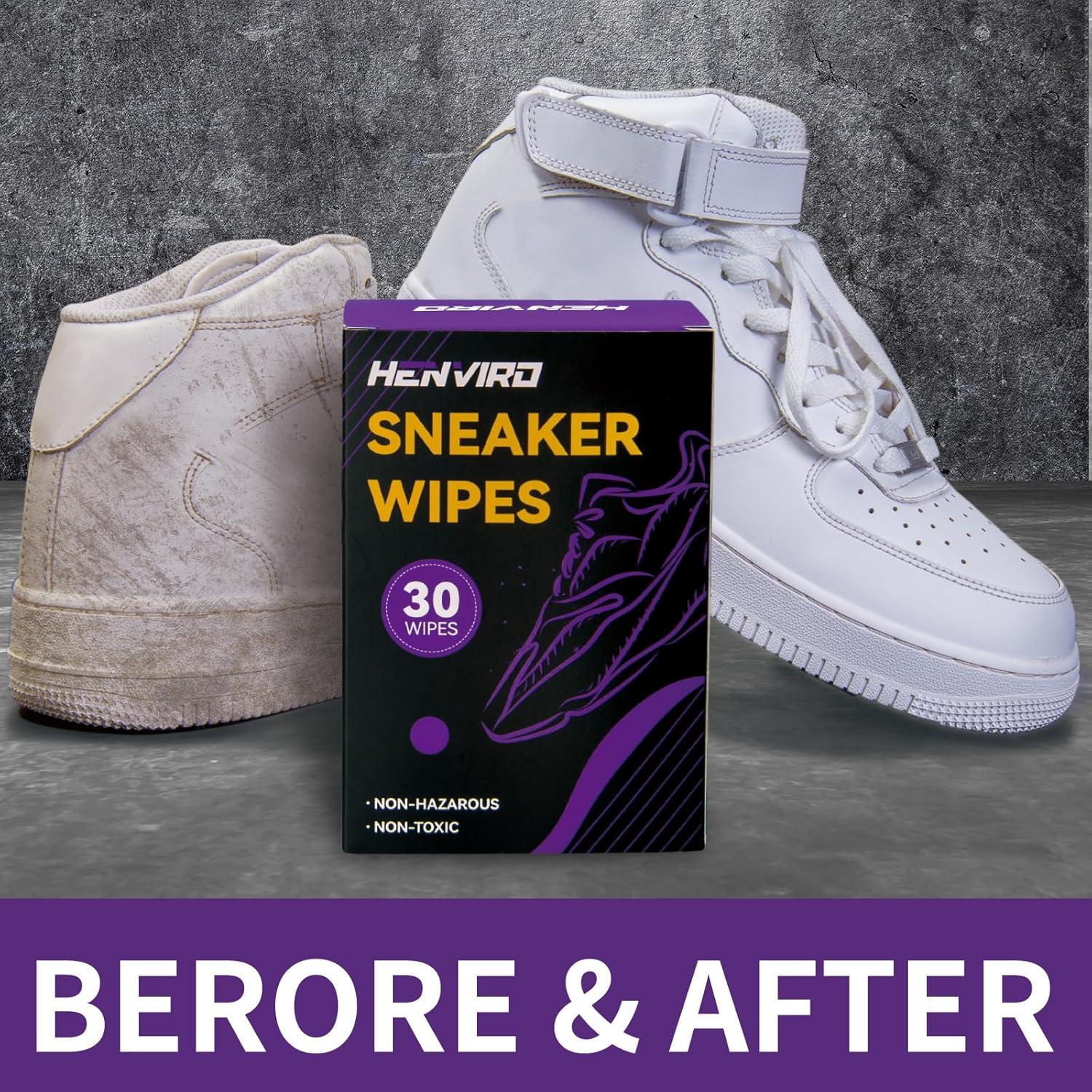 Toallitas Limpiadoras Henviro para Zapatillas - 30 Paquetes