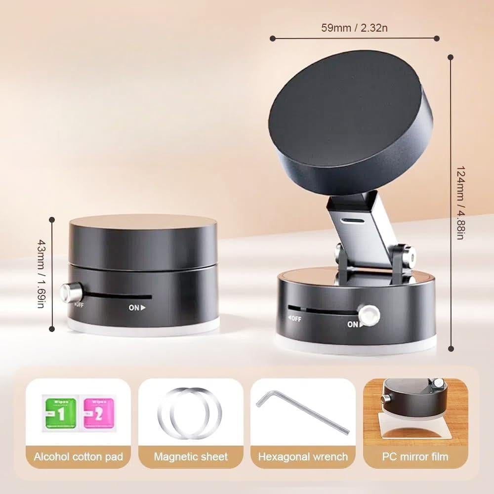Soporte Magnético para Teléfono LUQXZG con Ventosa Ajustable