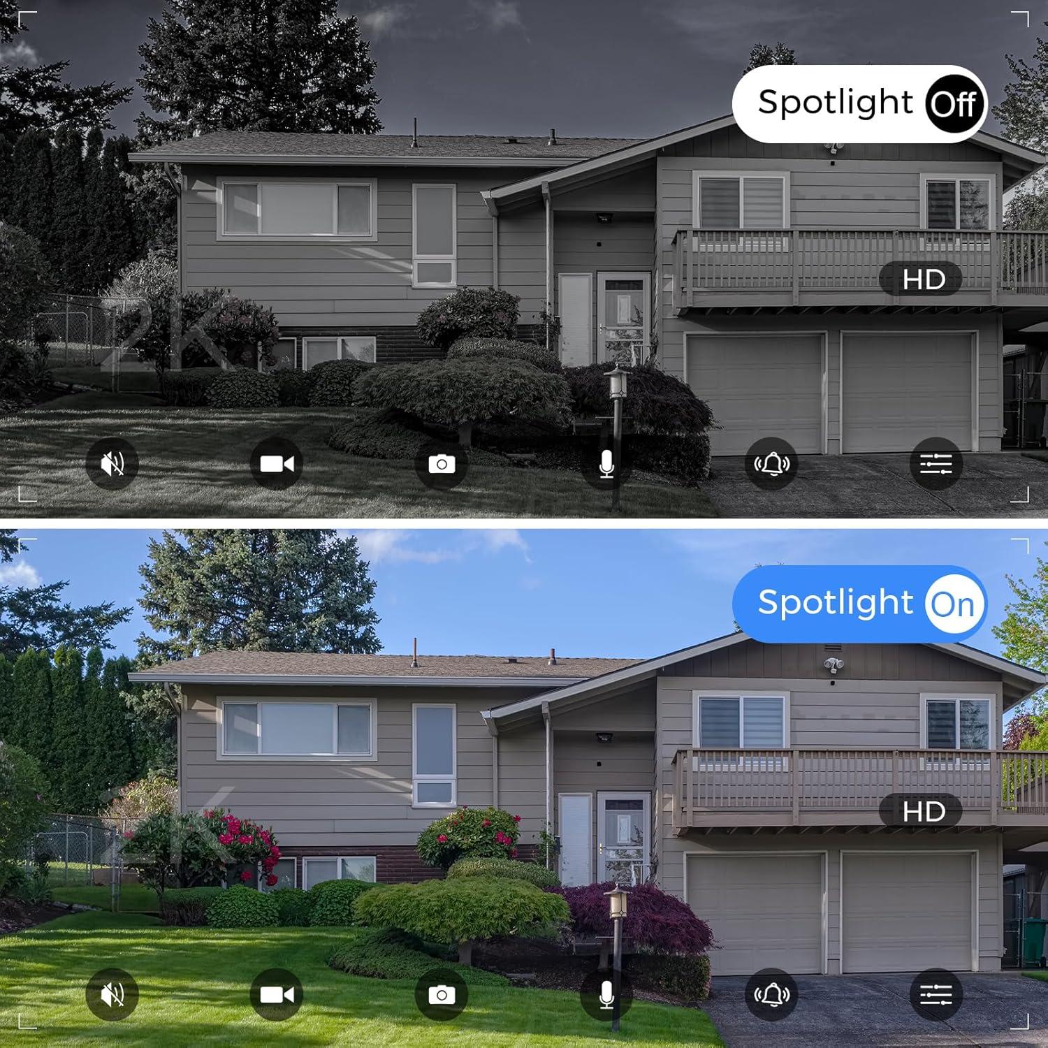 Cámara de Seguridad Inalámbrica UPULTRA 2K - Conjunto de 2