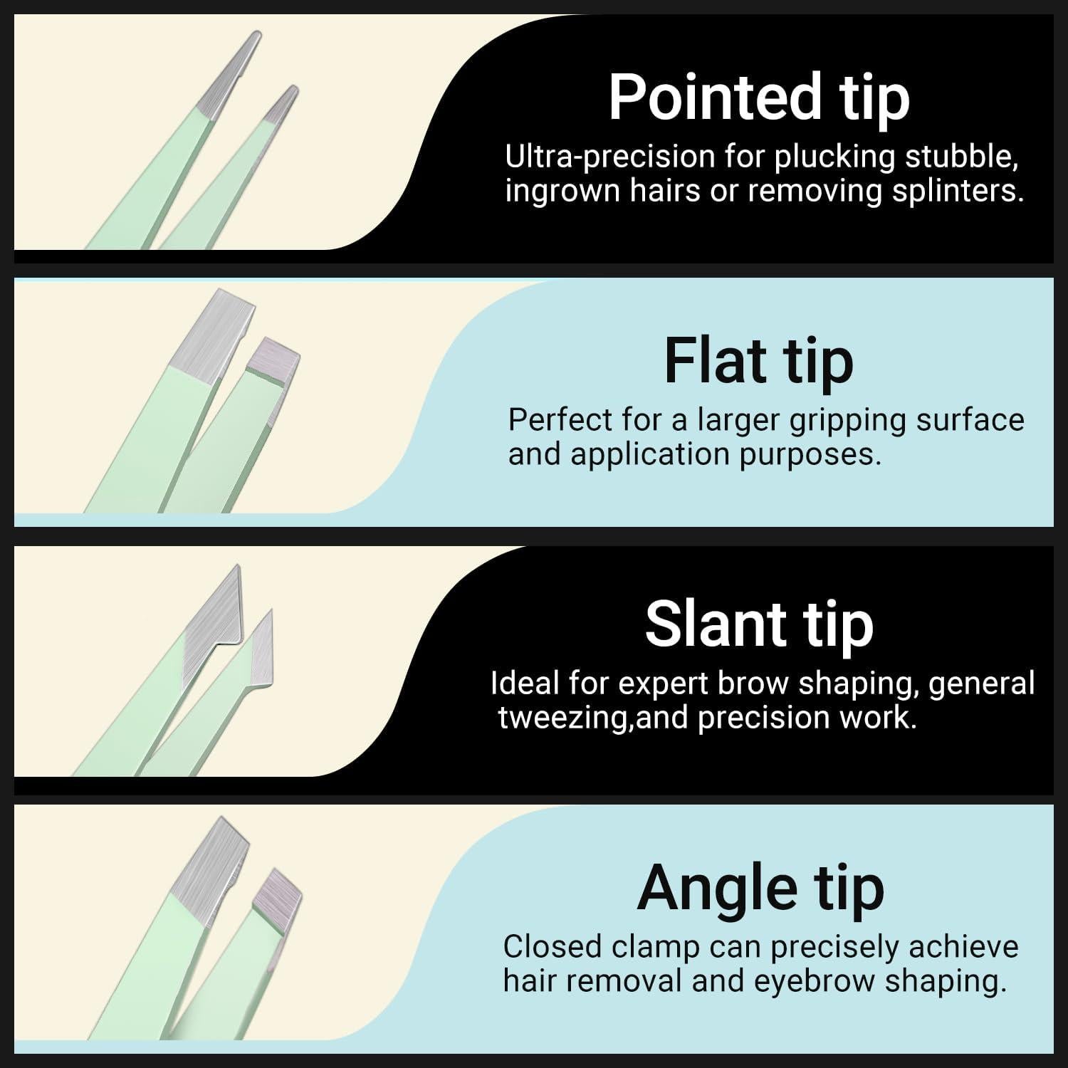 Kit de Cejas 8 en 1 TsMADDTs con Pinzas y Tijeras