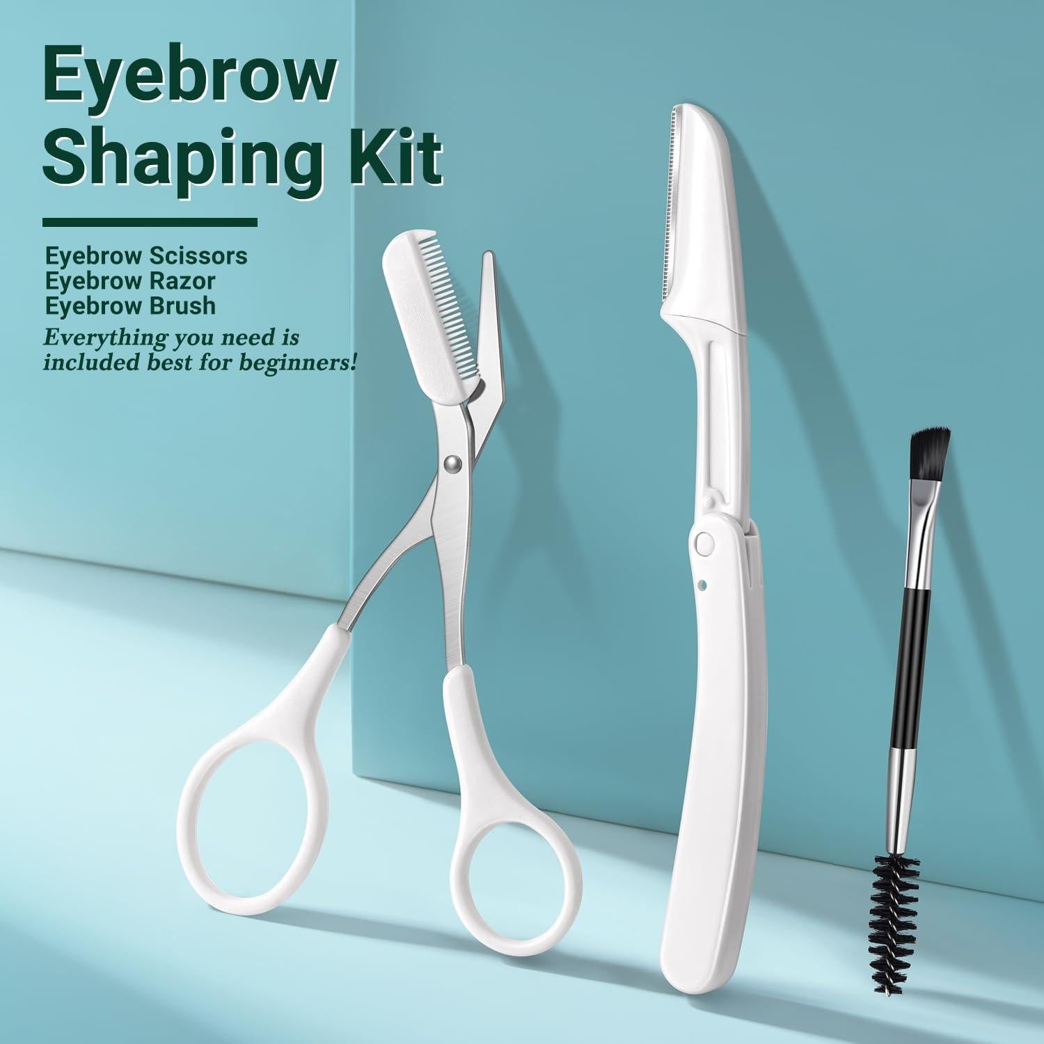 Kit de Cejas 8 en 1 TsMADDTs con Pinzas y Tijeras