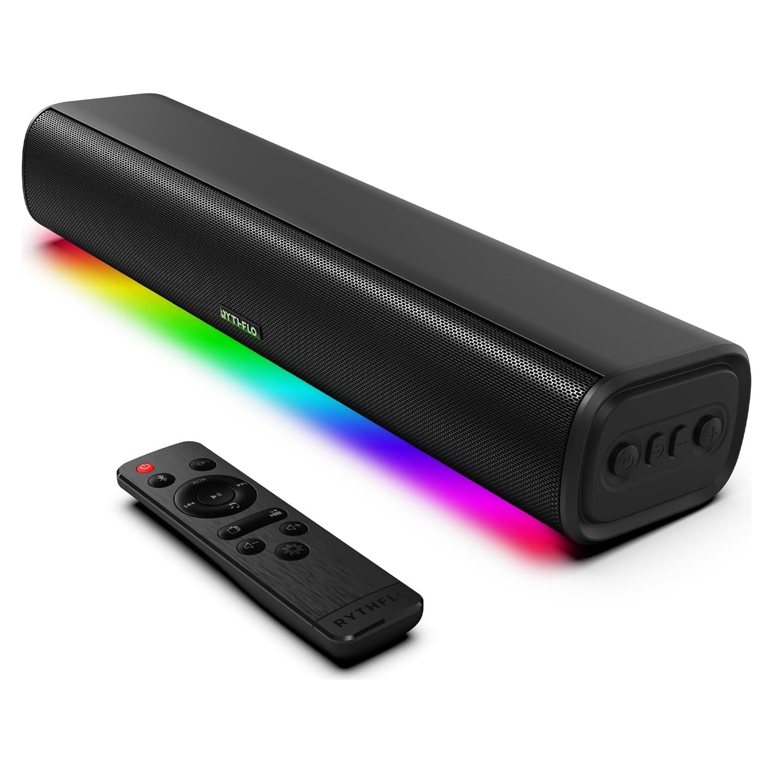 Barra de Sonido Rythflo SK300 Li 40.6 cm Bluetooth con Bajo