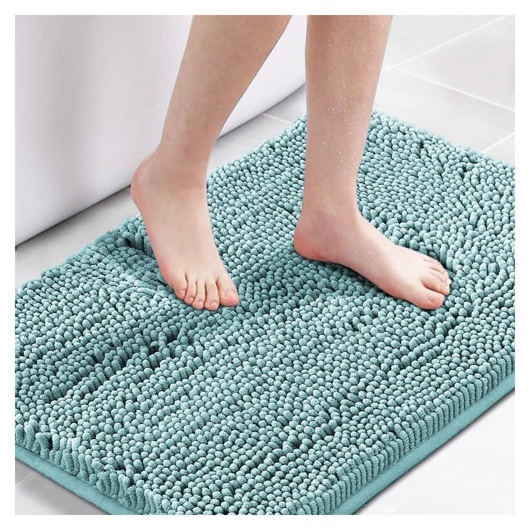 Alfombra de Baño Antideslizante H.VERSAILTEX 43x61 cm Aqua Haze