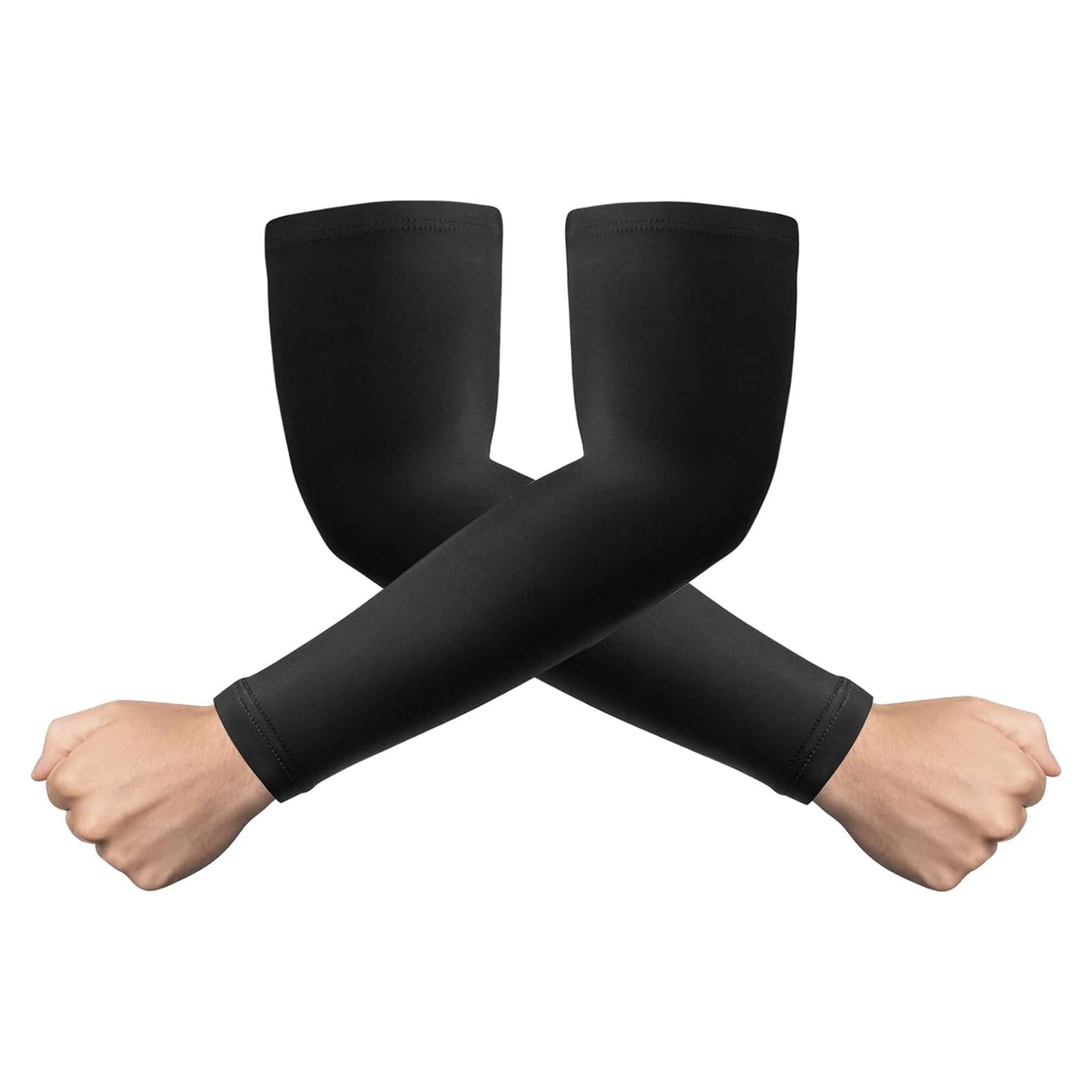 Mangas de Brazo Xeoxarel UPF 50+ Unisex - 1 Par Negro