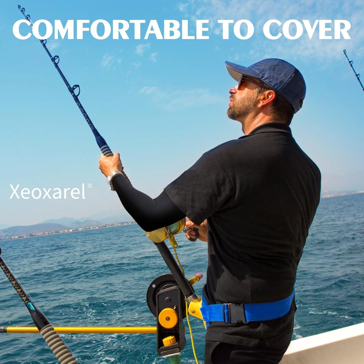 Mangas de Brazo Xeoxarel UPF 50+ Unisex - 1 Par Negro