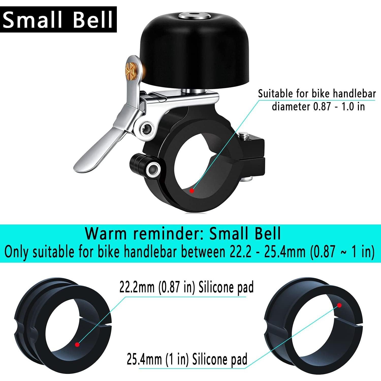 Campana de Bicicleta Greallthy de Latón 80 dB Ajuste Universal