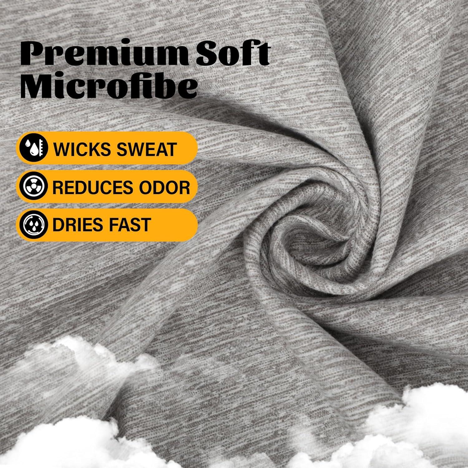 Paquete de 12 Toallas de Gimnasio Microfibra NUOYEE 100x40 cm