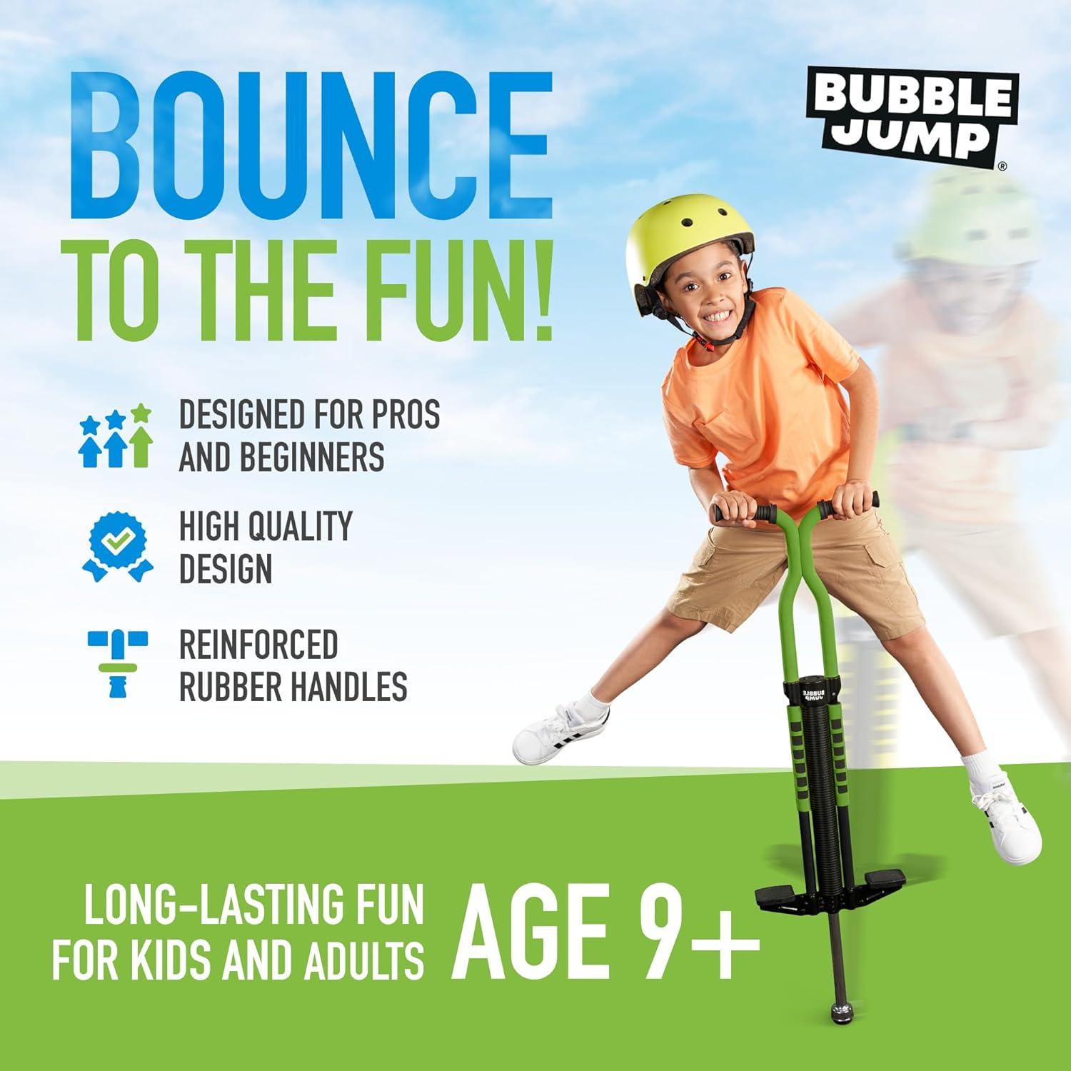 Pogo Stick Verde Master Jumper para Niños y Adultos 36-72 kg
