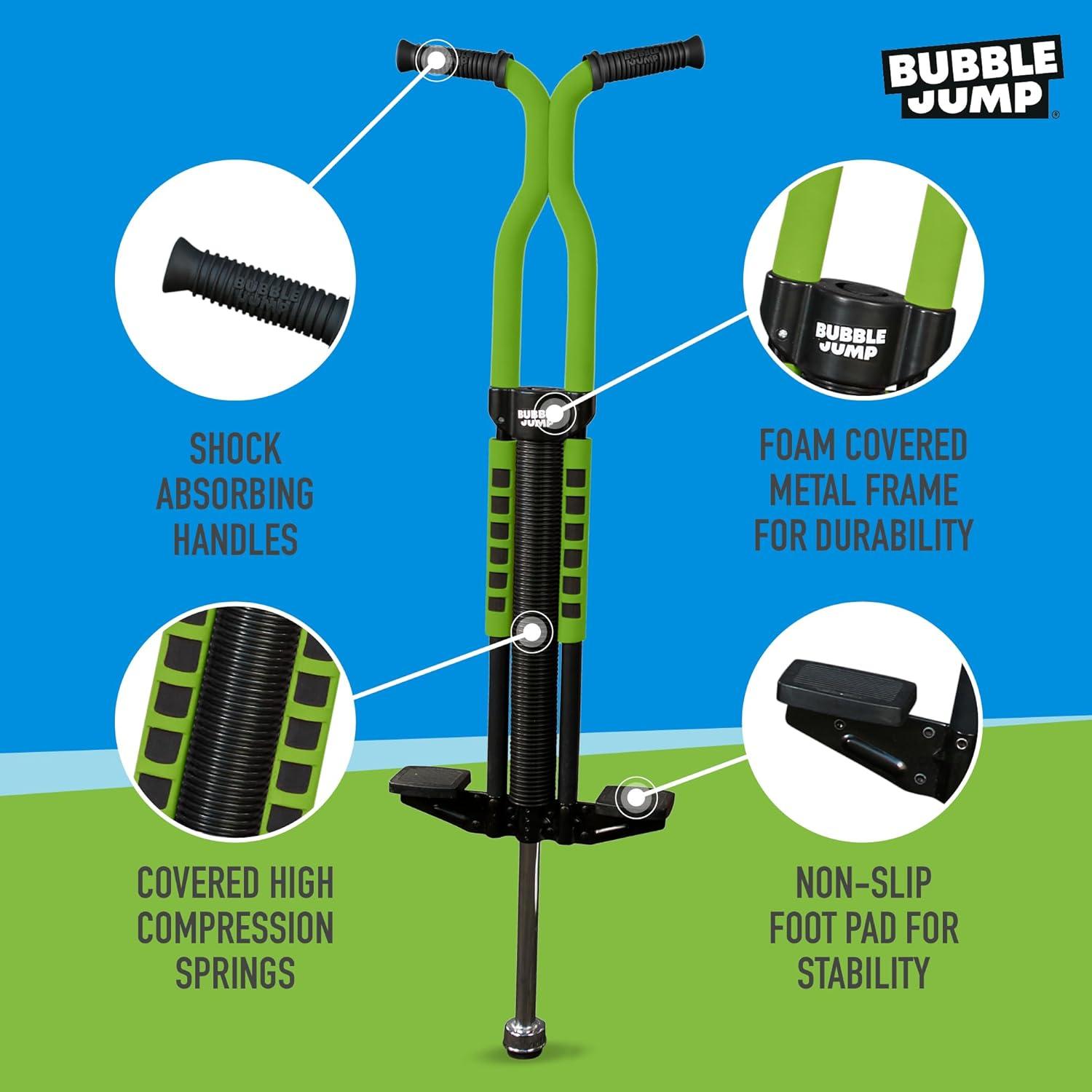 Pogo Stick Verde Master Jumper para Niños y Adultos 36-72 kg