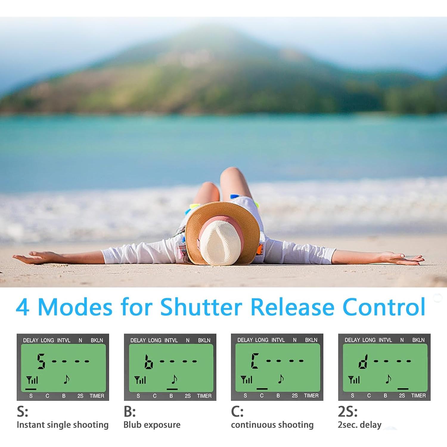 Control Remoto Inalámbrico AODELAN para Canon EOS R y más